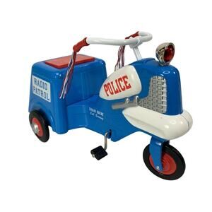 Hallmark Kiddie Car Classics 1958 Murray Police Cycle Sidewalk Cruiser 1995 READ